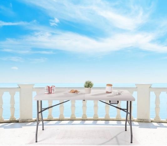 Foldable Camping Table Buffet Portable 150cm