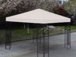 Gazebo Canopy 3m x 3m Sunshade Cloth Beige Color