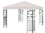 Gazebo Canopy 3m x 3m Sunshade Cloth Beige Color