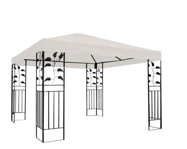 Gazebo Canopy 3m x 3m Sunshade Cloth Beige Color