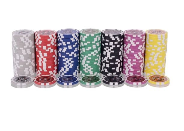 Poker Set Aluminum Case 300 Chips Laser