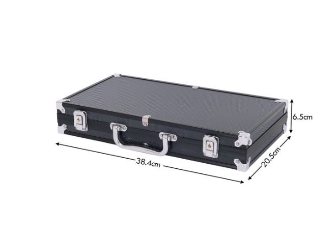 Poker Set Aluminum Case 300 Chips Laser