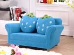 Comfortable Children's Sofa with 2 Strawberry Cushions