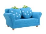 Comfortable Children's Sofa with 2 Strawberry Cushions