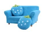 Comfortable Children's Sofa with 2 Strawberry Cushions