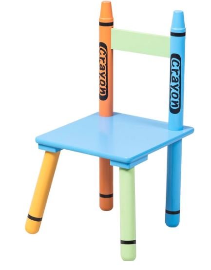 Multicolored Children Table +2 Chairs Set