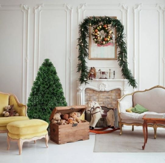 Artificial Christmas Tree 120 cm with LED Lights