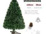 Artificial Christmas Tree 120 cm with LED Lights