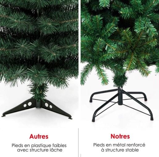 Artificial Christmas Tree 150 CM with Metal Stand