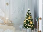 Artificial Christmas Tree 240 CM with Metal Stand
