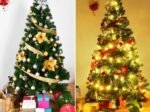 Artificial Christmas Tree 240 CM with Metal Stand