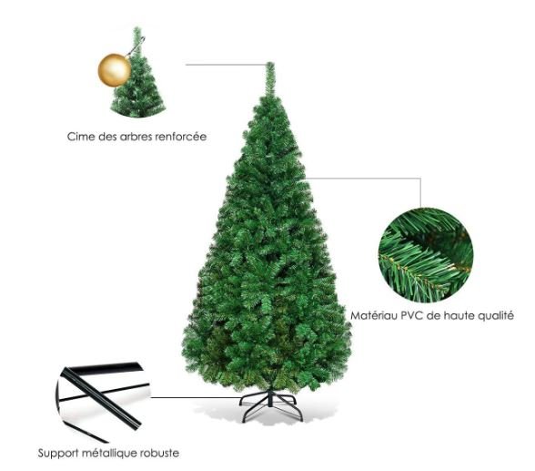 Artificial Christmas Tree 150 CM with Metal Stand