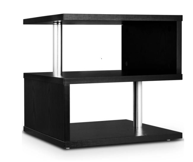 Modern Black Coffee Table Magazine Rack