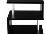 Modern Black Coffee Table Magazine Rack