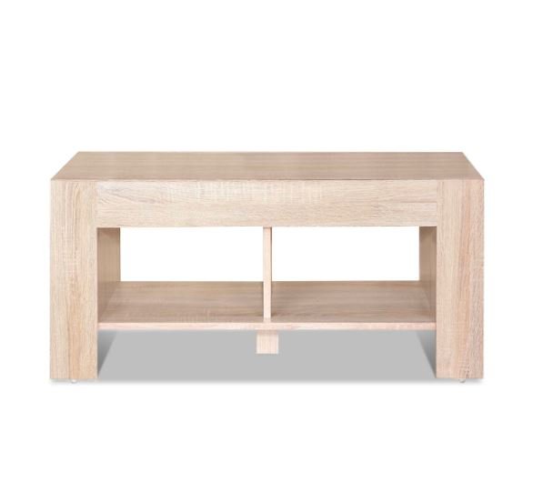 Coffee Table VintageModern Wooden Rectangular 90 x 39 x 42 cm