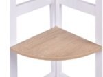 Corner Shelf with 4 Shelves Versatile Bookcase High Quality