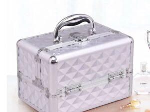 Makeup Cosmetic Case ABS 3 Levels with Mirror