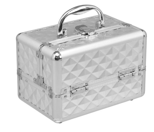 Makeup Cosmetic Case ABS 3 Levels with Mirror