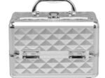 Makeup Cosmetic Case ABS 3 Levels with Mirror