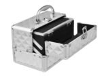 Makeup Cosmetic Case ABS 3 Levels with Mirror