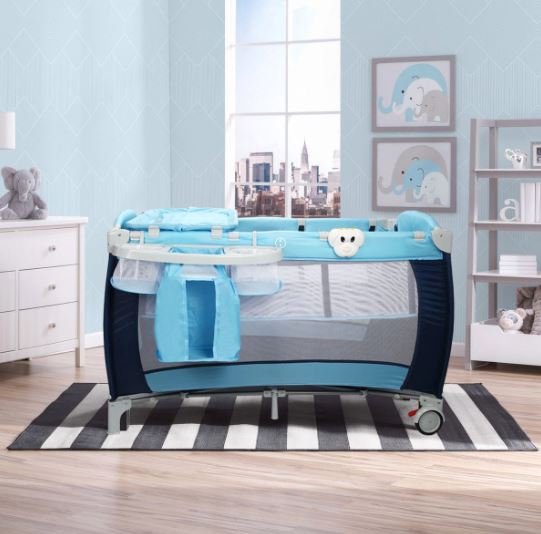 Umbrella Baby Bed Cribs 0-36 months with Carrying Bag Accessories