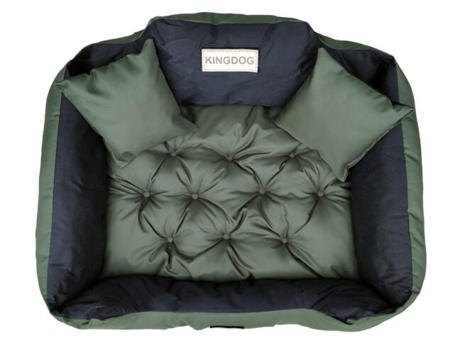 Dog Bed Playpen KINGDOG 145x115 cm Personalized Waterproof Green