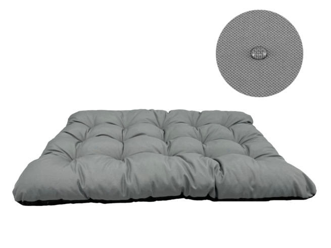 Dog Bed Cushion PRESTIGE 100x70 cm Waterproof Grey