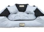 Dog bed playpen KINGDOG 130x105 cm Personalized Waterproof Light gray