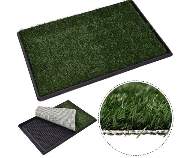 Training Dog Puppy Litter Toilet Lawn Portable Grass Mat