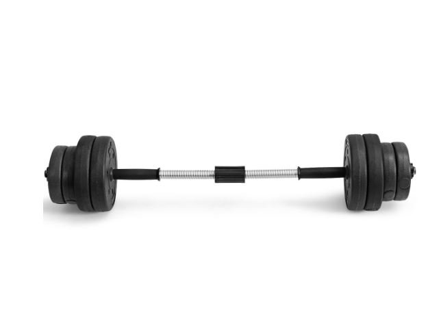 2 in 1 Dumbbell Kit 30KG Adjustable Weight Plates Fitness Bodybuilding