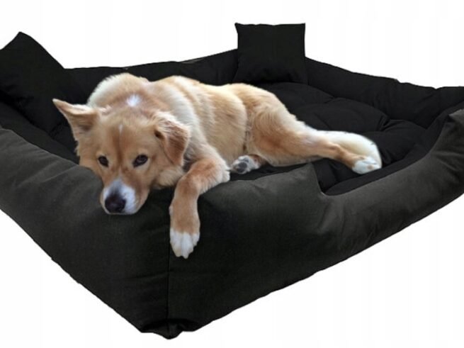 ECCO Dog Bed Playpen 75x65 cm Waterproof Black