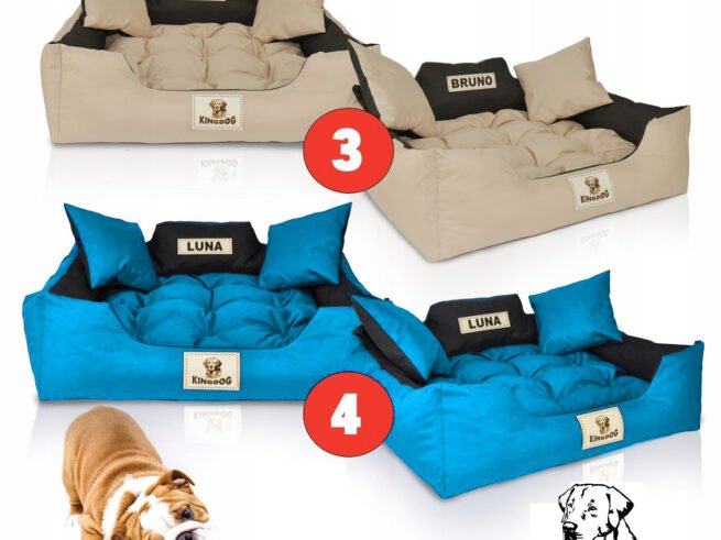 Dog Bed Playpen KINGDOG 100x75 cm Personalized Waterproof