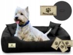 Dog bed playpen PRESTIGE 115x95 cm Waterproof Black