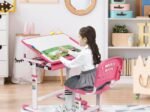 Ergonomic Children's Desk Adjustable Table Chair Set
