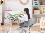 Ergonomic Height-Adjustable Children's Table Chair Set