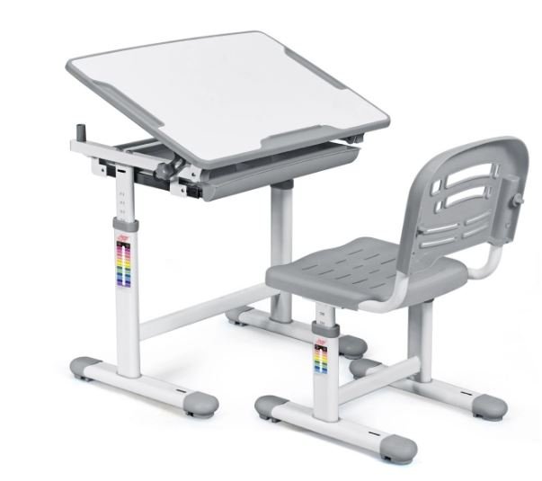 Ergonomic Height-Adjustable Children's Table Chair Set