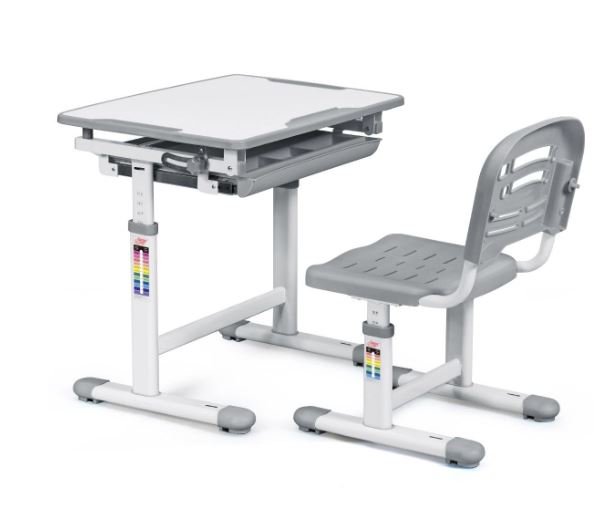 Ergonomic Height-Adjustable Children's Table Chair Set
