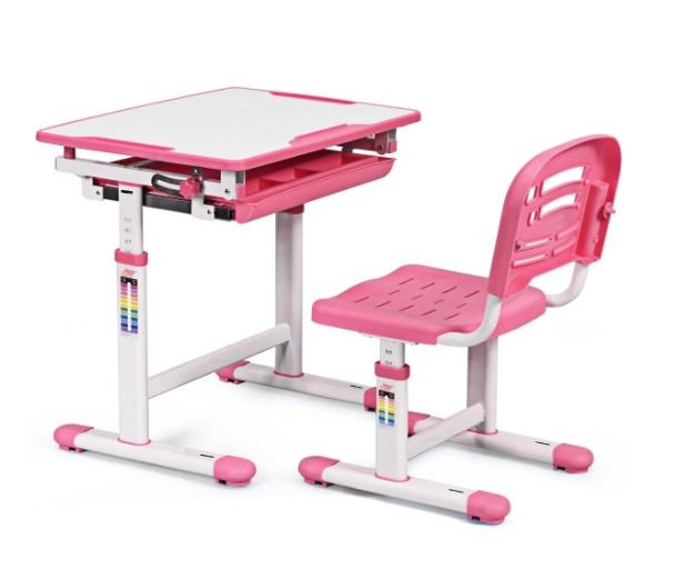 Ergonomic Children's Desk Adjustable Table Chair Set