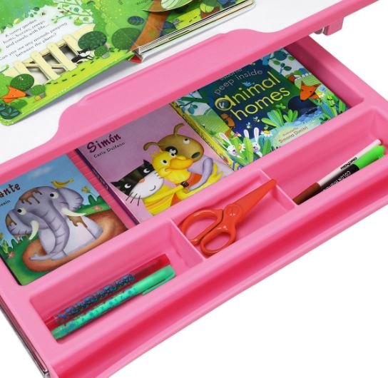 Ergonomic Children's Desk Adjustable Table Chair Set