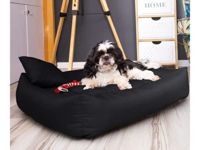 PONTON Dog Bed 75x65 cm Black