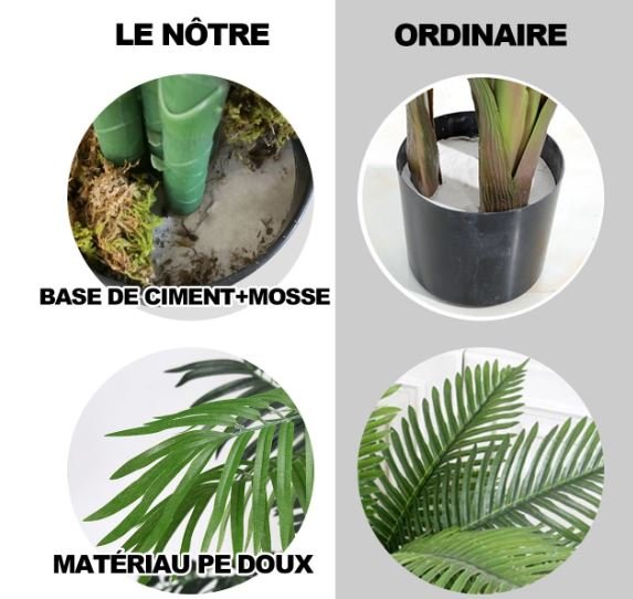 Artificial Plant 110cm in Pot Fake Areca Palm Tree