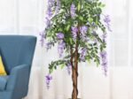 Artificial Plant 150cm Fake Wisteria Flower Indoor Outdoor