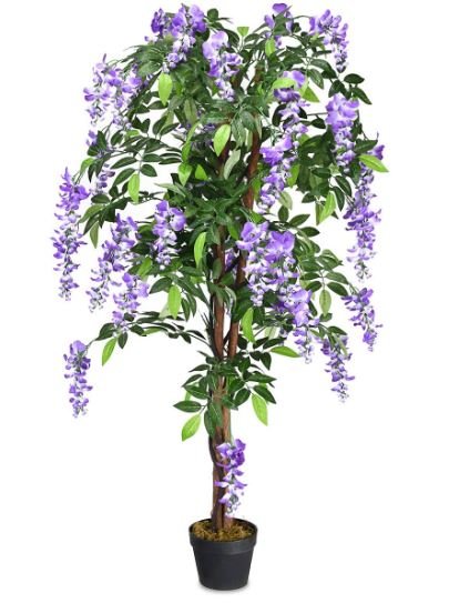 Artificial Plant 150cm Fake Wisteria Flower Indoor Outdoor