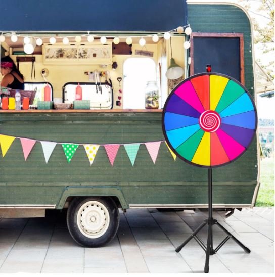 Wheel of Fortune Board Game with Tripod 60cm