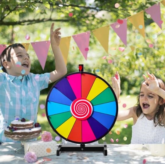 Wheel of Fortune Board Game with Tripod 60cm