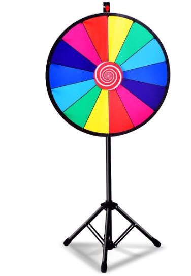 Wheel of Fortune Board Game with Tripod 60cm
