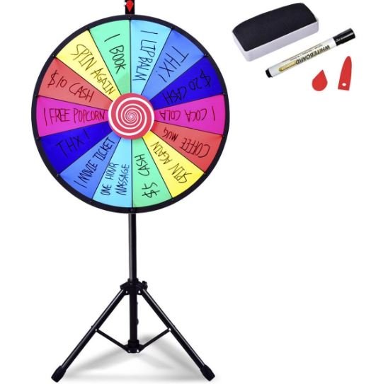 Wheel of Fortune Board Game with Tripod 60cm