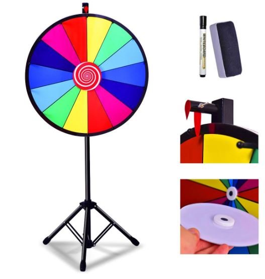 Wheel of Fortune Board Game with Tripod 60cm