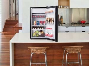 Integrated Table Top Fridge 91 L Mini-Bar Fridges Black 48.5x44.5x83.5cm