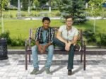 Metal Garden Bench with Pretty Openwork Pattern